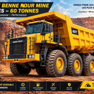 Camion Benne pour Mine (Dump Mining 60T)